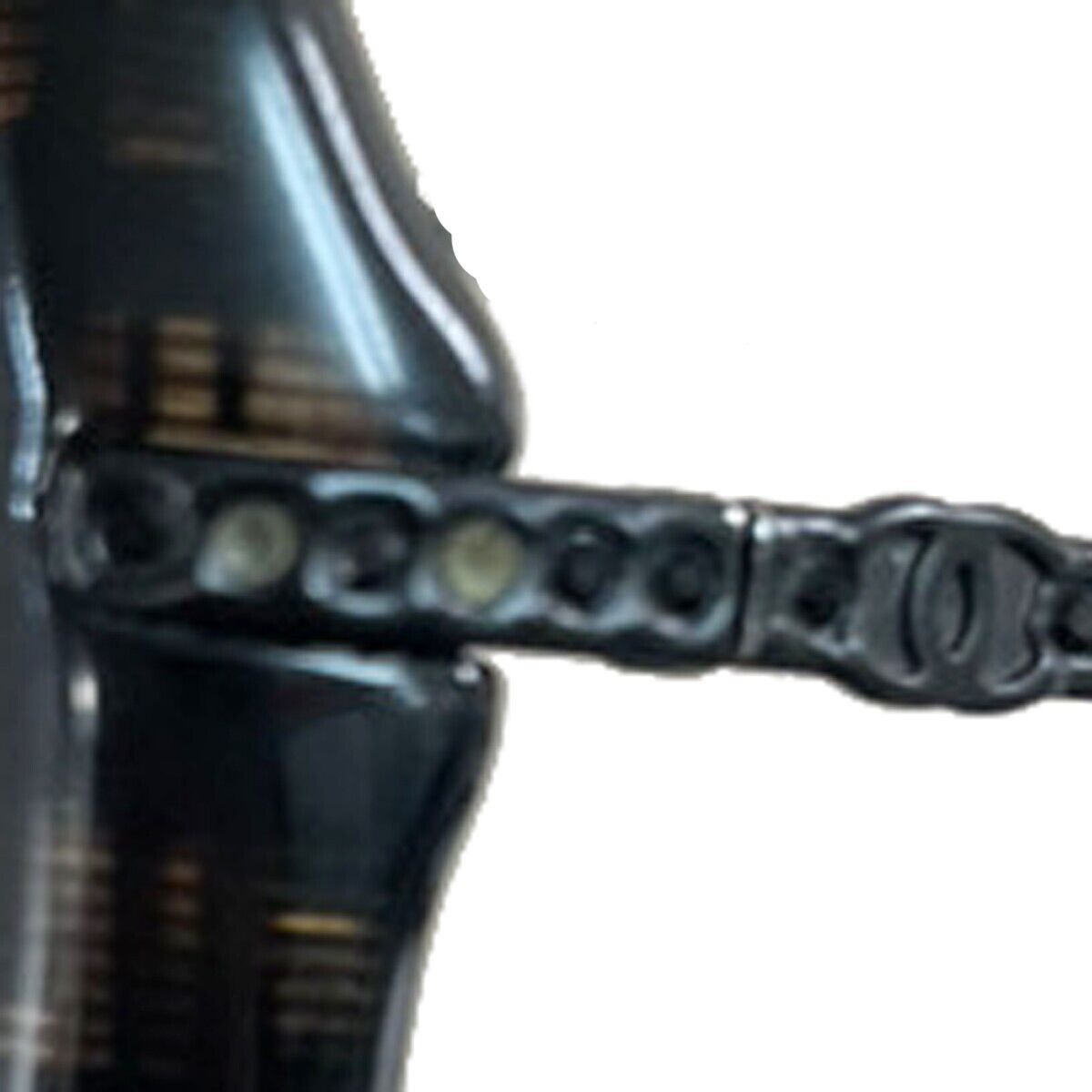 CHANEL CC Rhinestone Sunglasses Eye Wear Plastic Metal Black 5293-B-A 62FA052