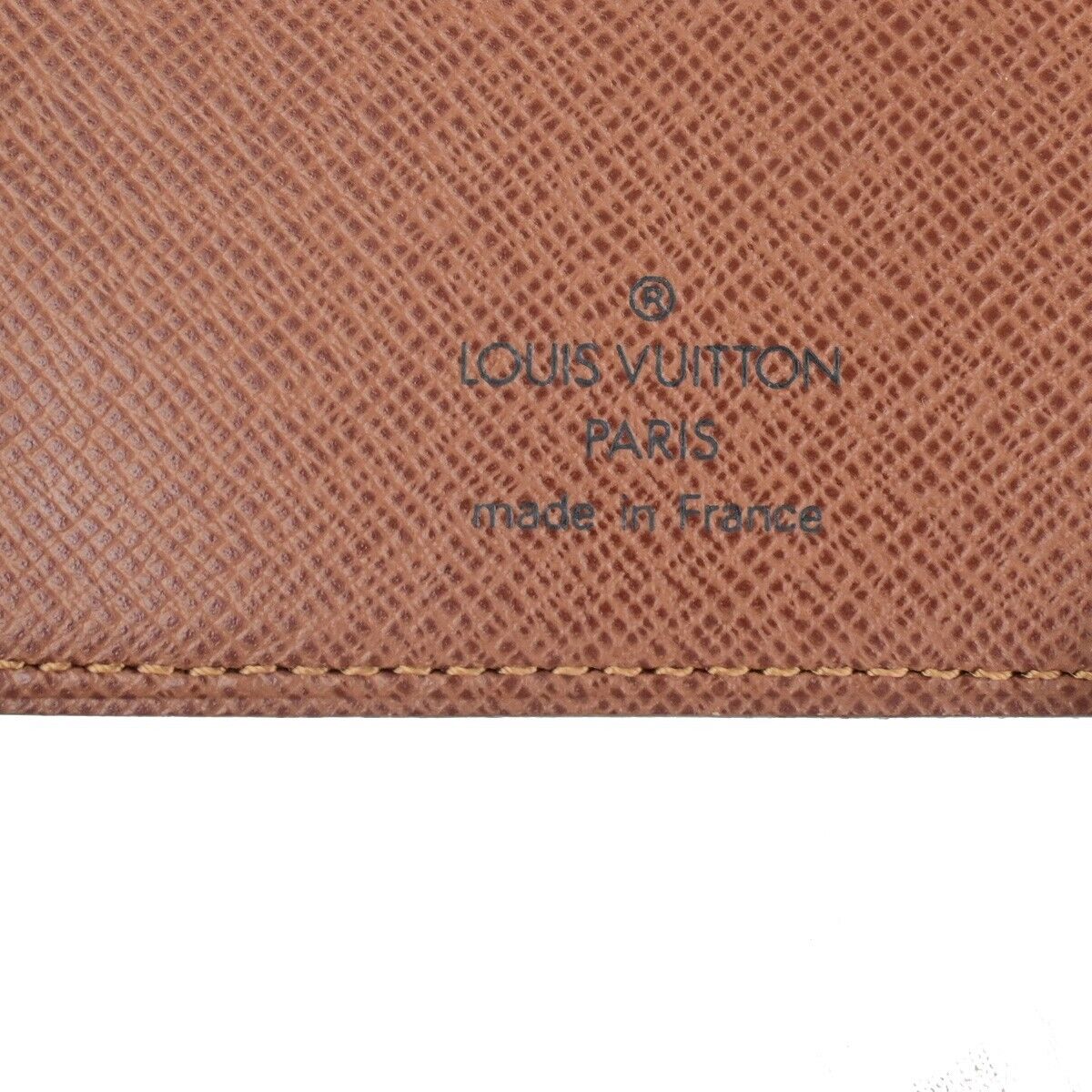 LOUIS VUITTON Porte Papier Zip Bifold Wallet Monogram Brown M61207 35RK789