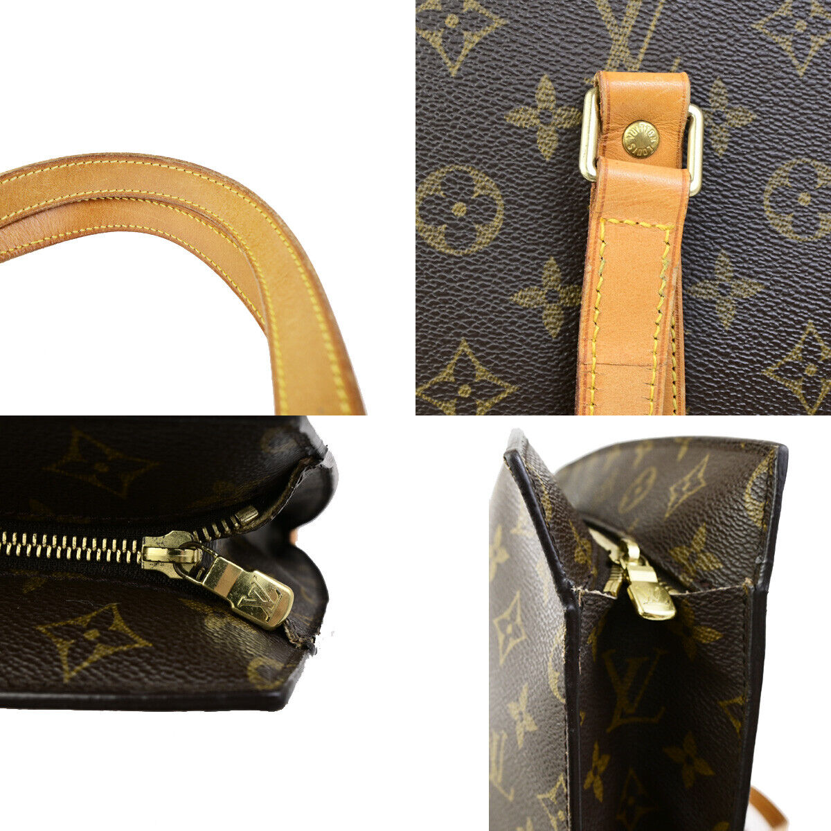 LOUIS VUITTON BABYLONE Shoulder Bag Monogram Leather Brown France M51102 77SJ508