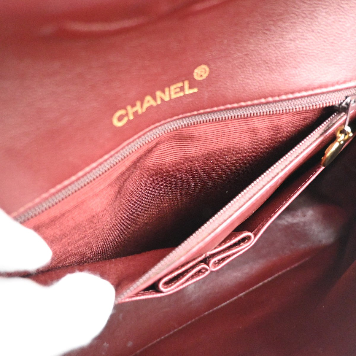 CHANEL CC Matelasse 25 Double Flap Chain Shoulder Bag Leather Black GHW 356RL110