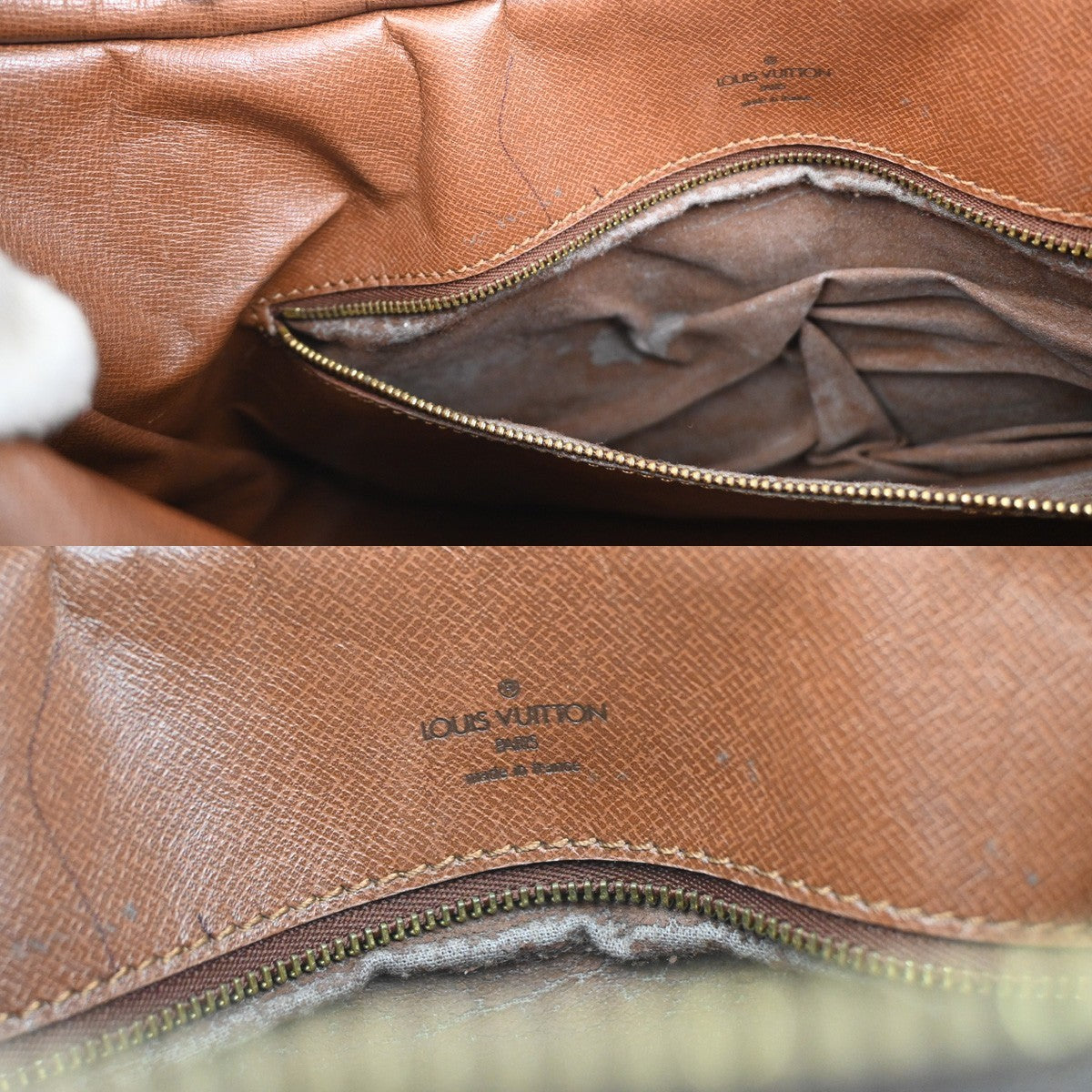 LOUIS VUITTON Boulogne 35 Shoulder Bag Monogram Leather Brown M51260 73YH997