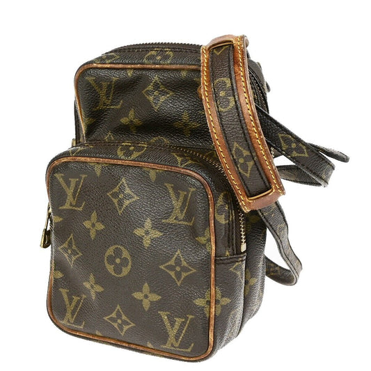 LOUIS VUITTON Mini Amazon Shoulder Bag Monogram Leather Brown M45238 63FB209