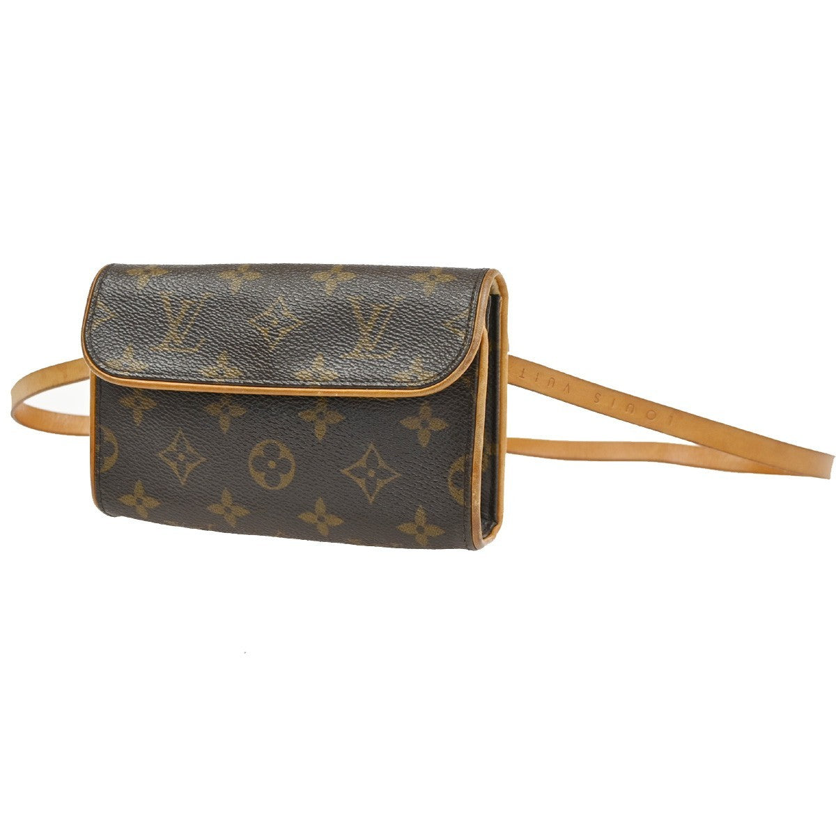 LOUIS VUITTON Pochette Florentine S Bum Bag Monogram Leather BN M51855 32CA949