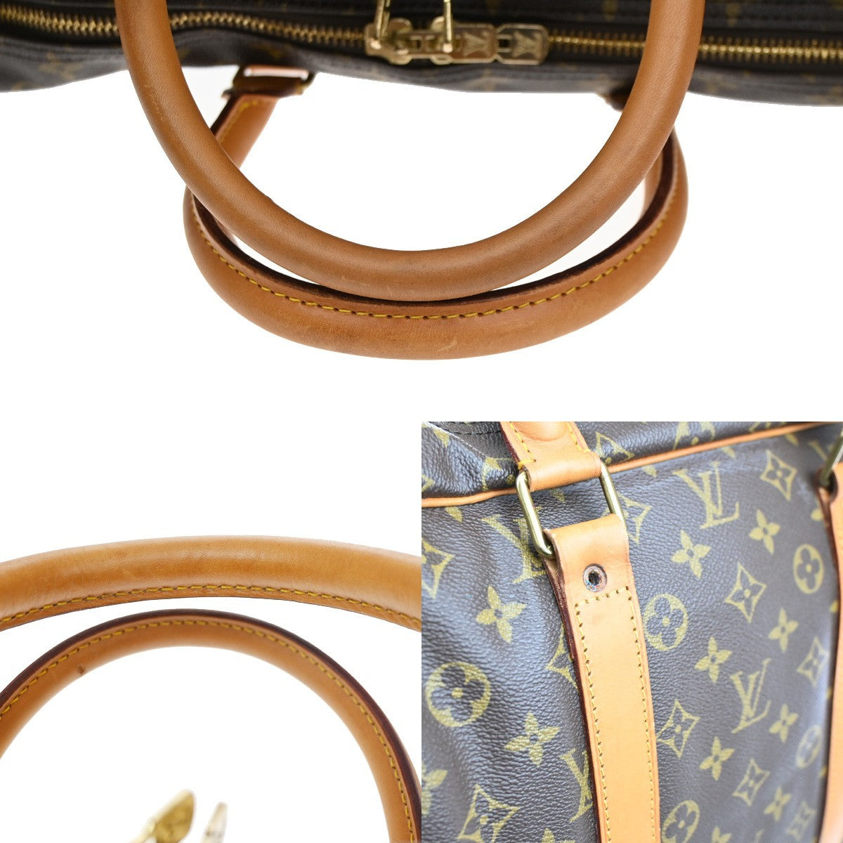 LOUIS VUITTON Sac 54H Earl Boston Bag Monogram Leather Brown M41383 33CB054