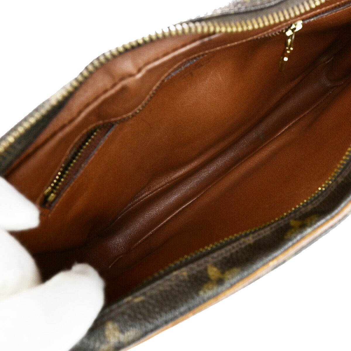 LOUIS VUITTON Marly Dragonne GM Clutch Hand Bag Monogram Brown M51825 66YG507