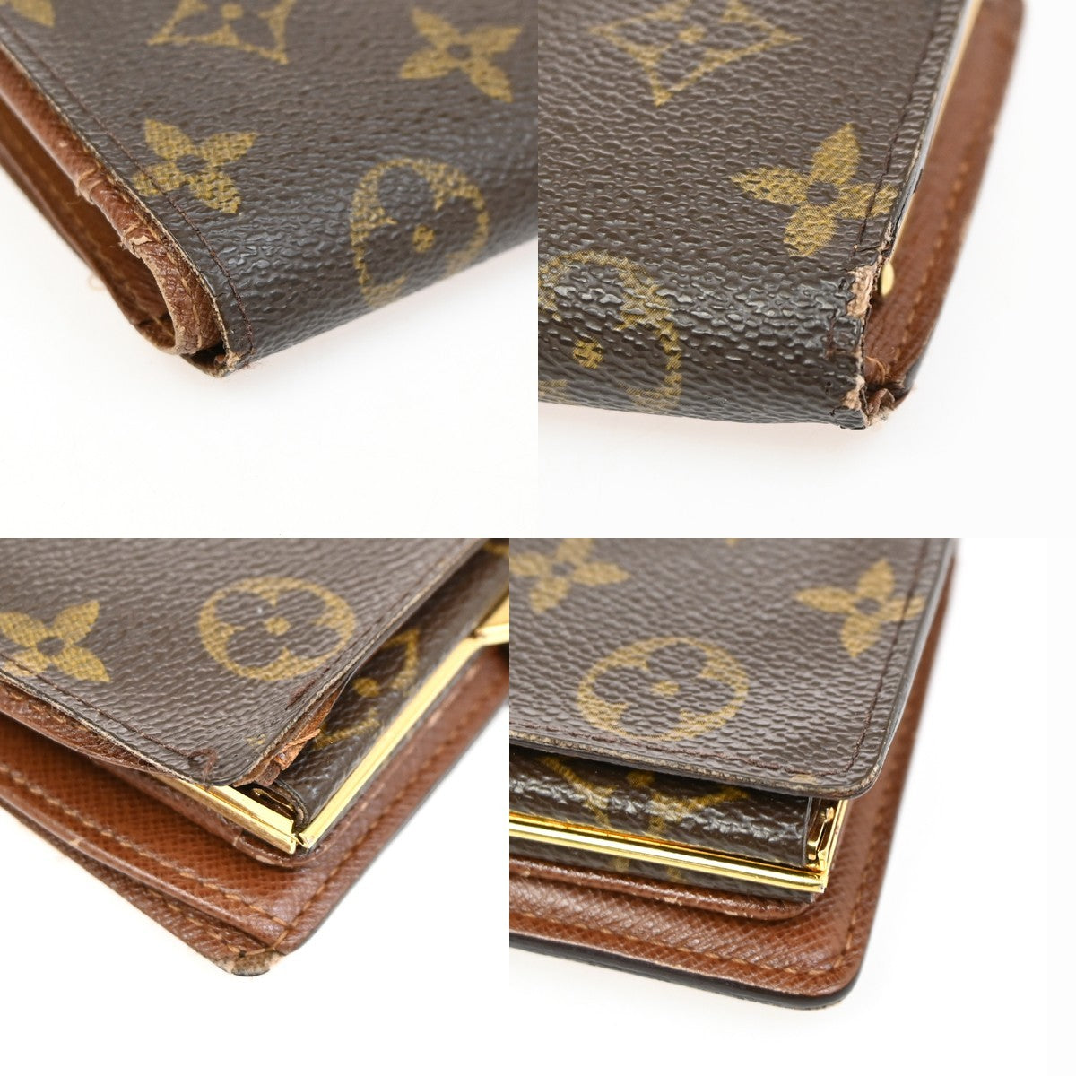 LOUIS VUITTON Portefeuille Viennois Bifold Wallet Monogram Brown M61674 01TA262