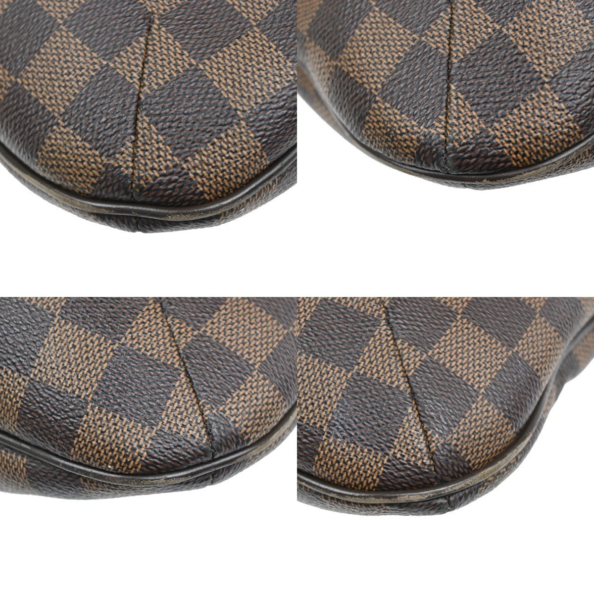 LOUIS VUITTON Bloomsbury GM Shoulder Bag Damier Leather Brown N42250 84PA014