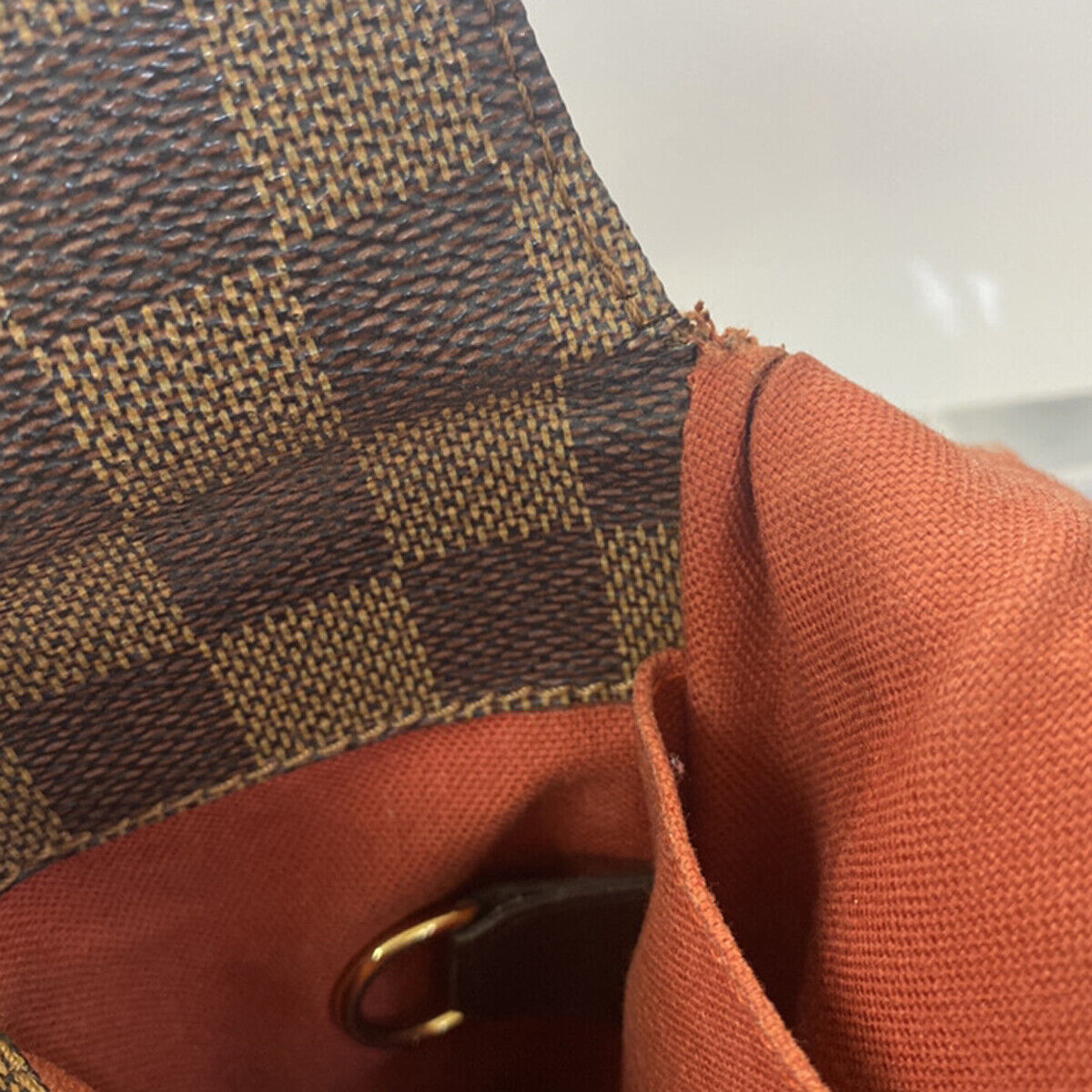 LOUIS VUITTON Broadway Satchel Shoulder Bag Damier Ebene Leather N42270 62YF092