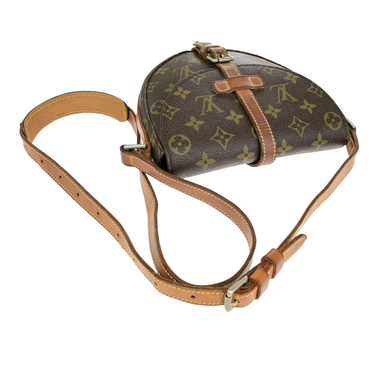 LOUIS VUITTON Chantilly PM Shoulder Bag Monogram Leather Brown M51234 64SH974