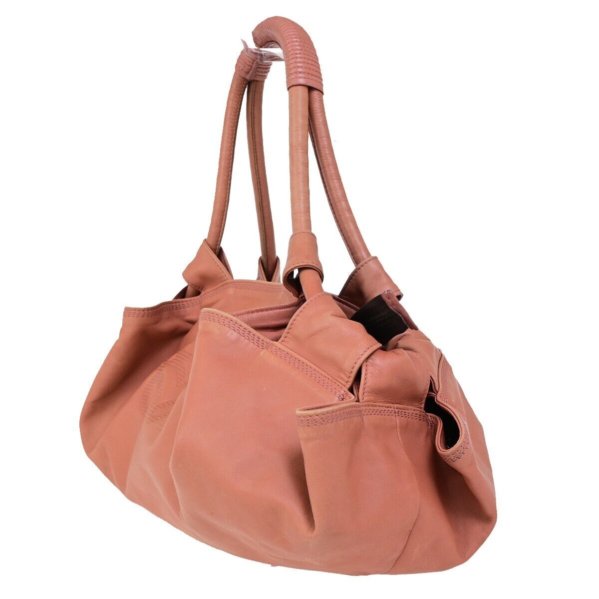 LOEWE Anagram Logos Nappa Aire Hand Bag Leather Pink Made in Spain 62FB185