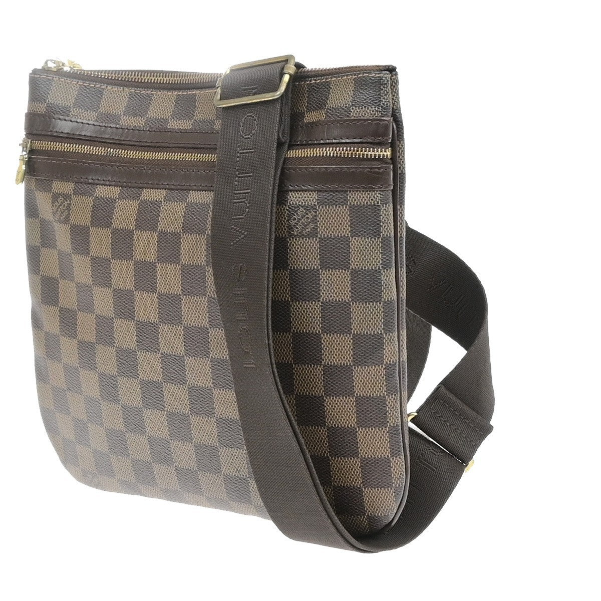 LOUIS VUITTON Pochette Bosphore Shoulder Bag Damier Leather Brown N51111 17YJ263