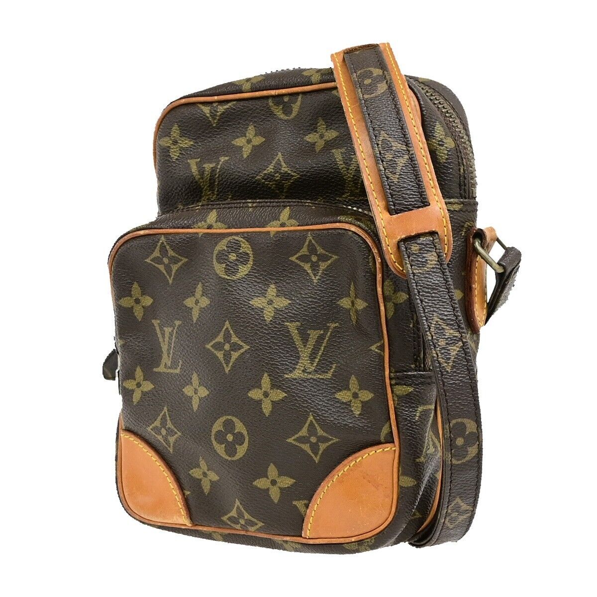 LOUIS VUITTON Amazon Crossbody Shoulder Bag Monogram Leather BN M45236 18EE097