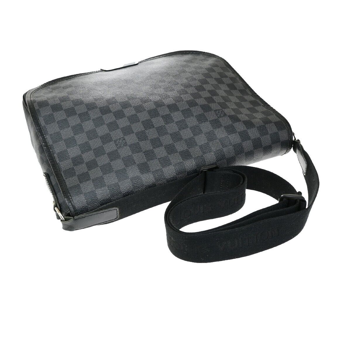 LOUIS VUITTON Daniel GM Crossbody Shoulder Bag Damier Graphite BK N58033 73ED874