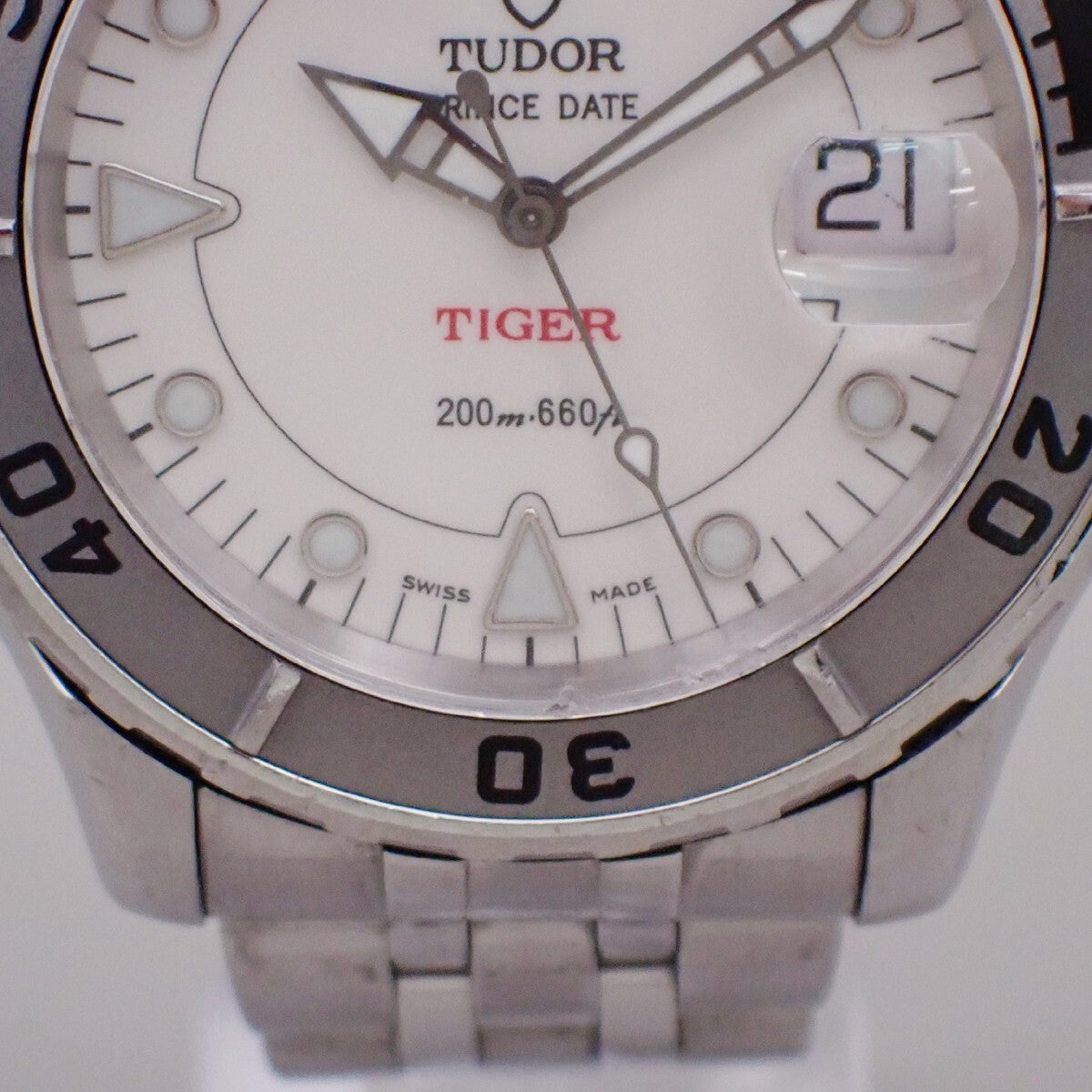 TUDOR Prince Date Hydronaut TIGER 40mm Watch Stainless Steel Ref.89190 620RK951