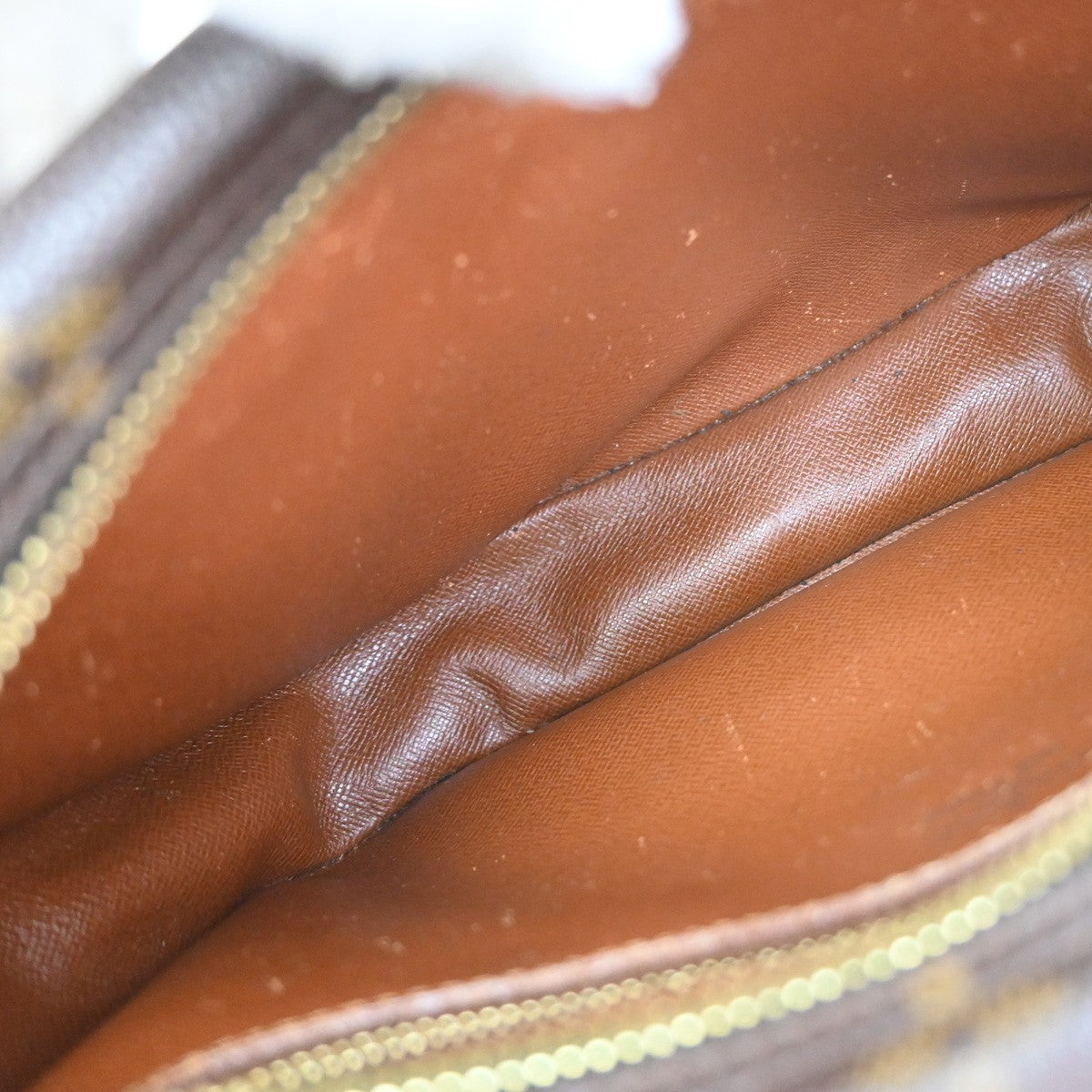 LOUIS VUITTON Jeune Fille MM Shoulder Bag Monogram Leather Brown M51226 32PA041