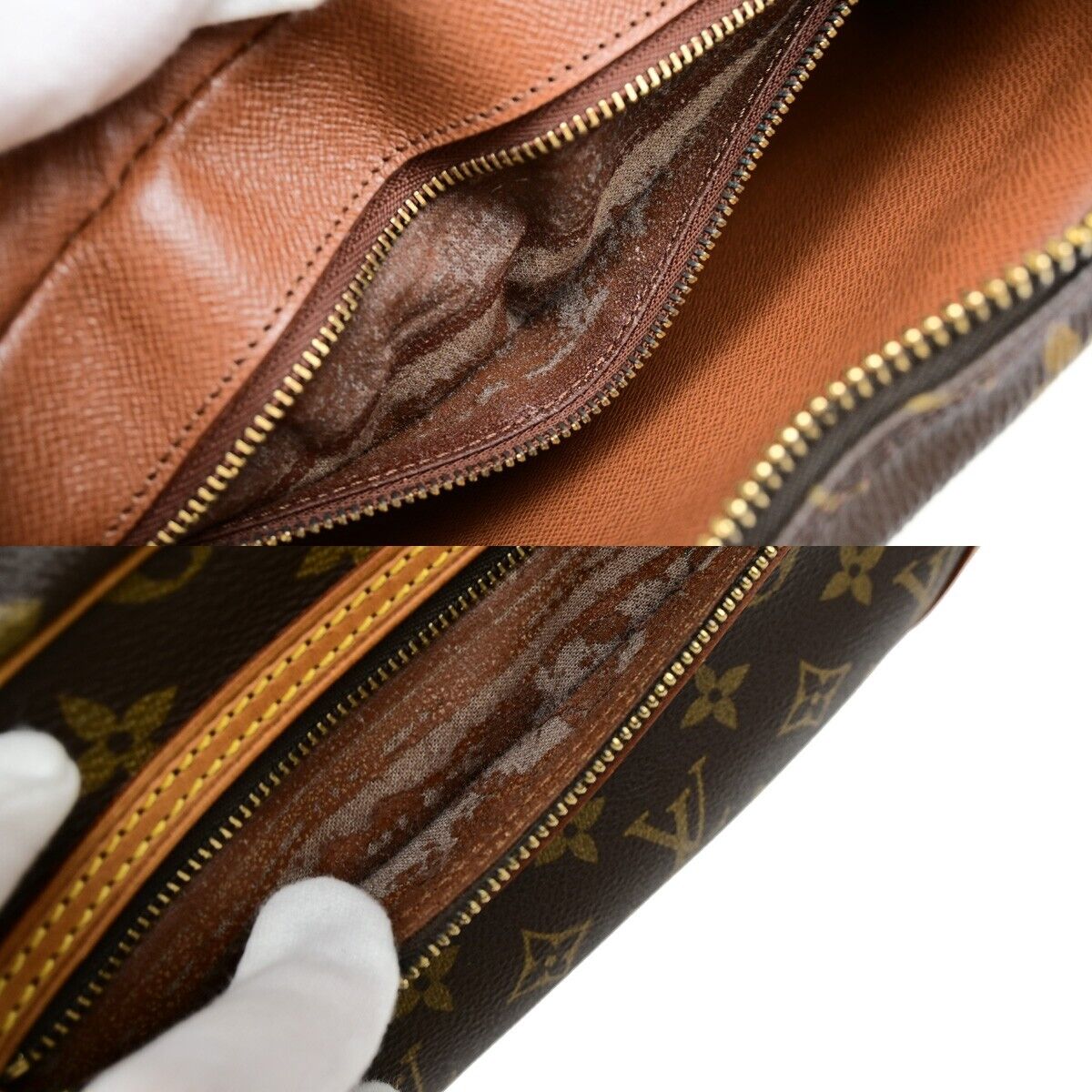 LOUIS VUITTON Marly Dragonne GM Clutch Hand Bag Monogram Brown M51825 87ED680