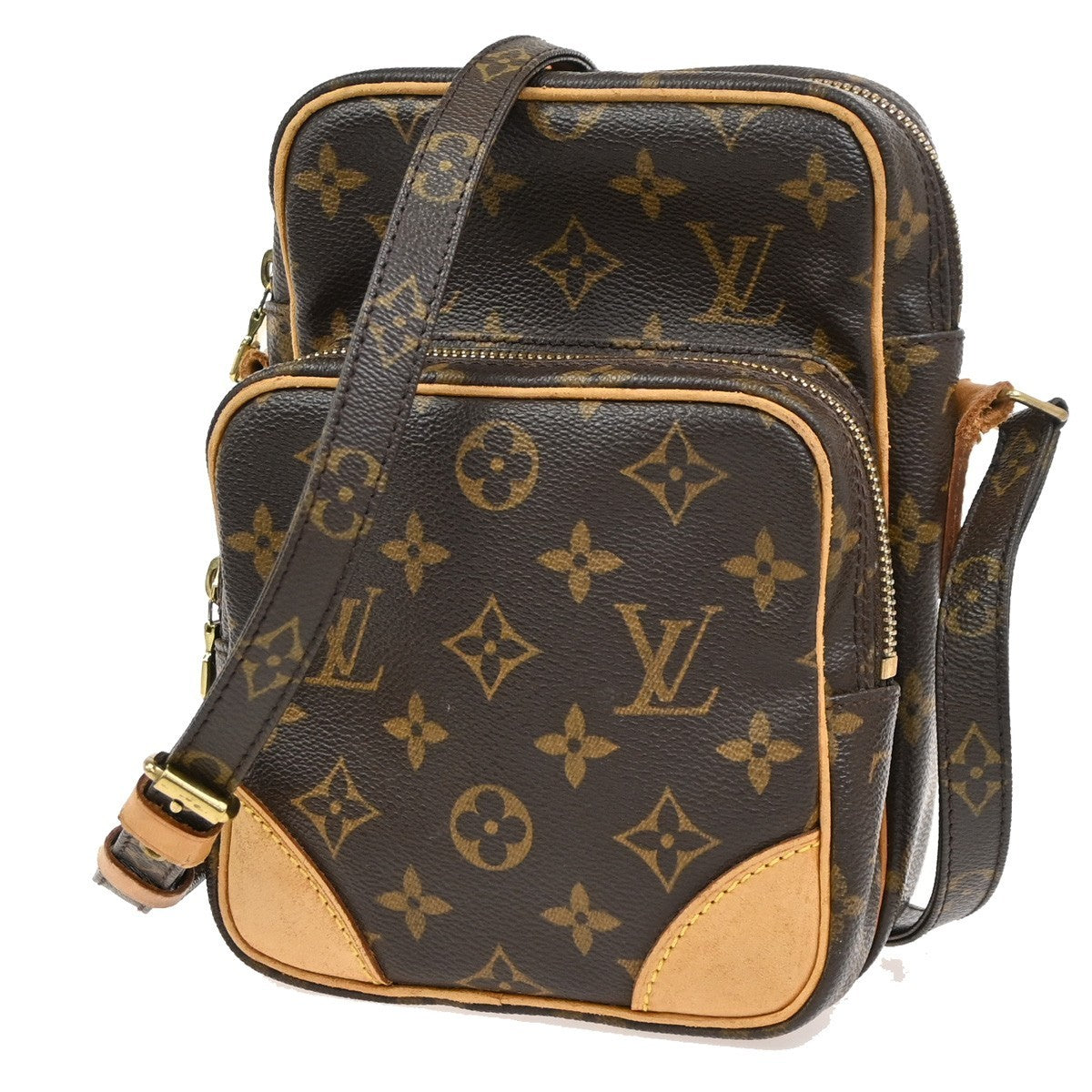 LOUIS VUITTON Amazon Crossbody Shoulder Bag Monogram Leather BN M45236 73CA968