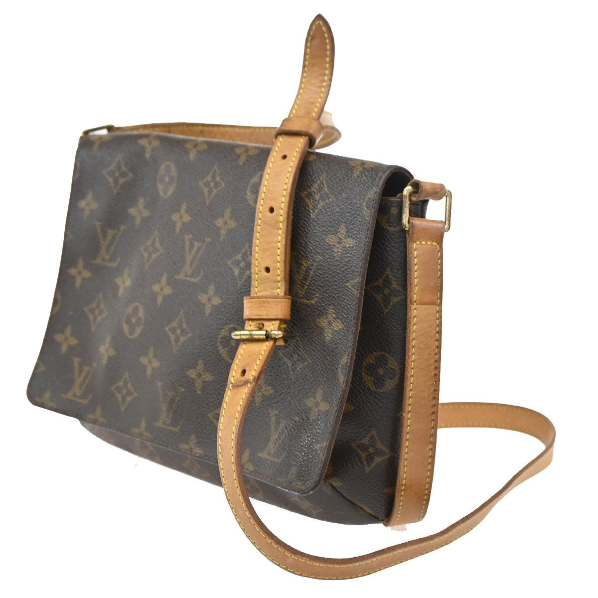 LOUIS VUITTON Musette Tango Long Shoulder Bag Monogram Leather M51388 86DA094