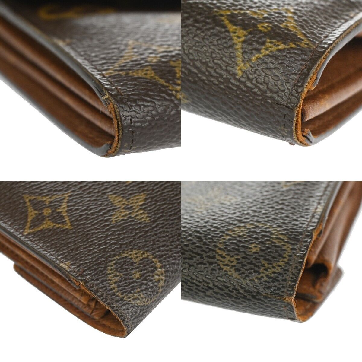 LOUIS VUITTON Porte Monnaie Credit Bifold Wallet Monogram Leather M61725 01YB847