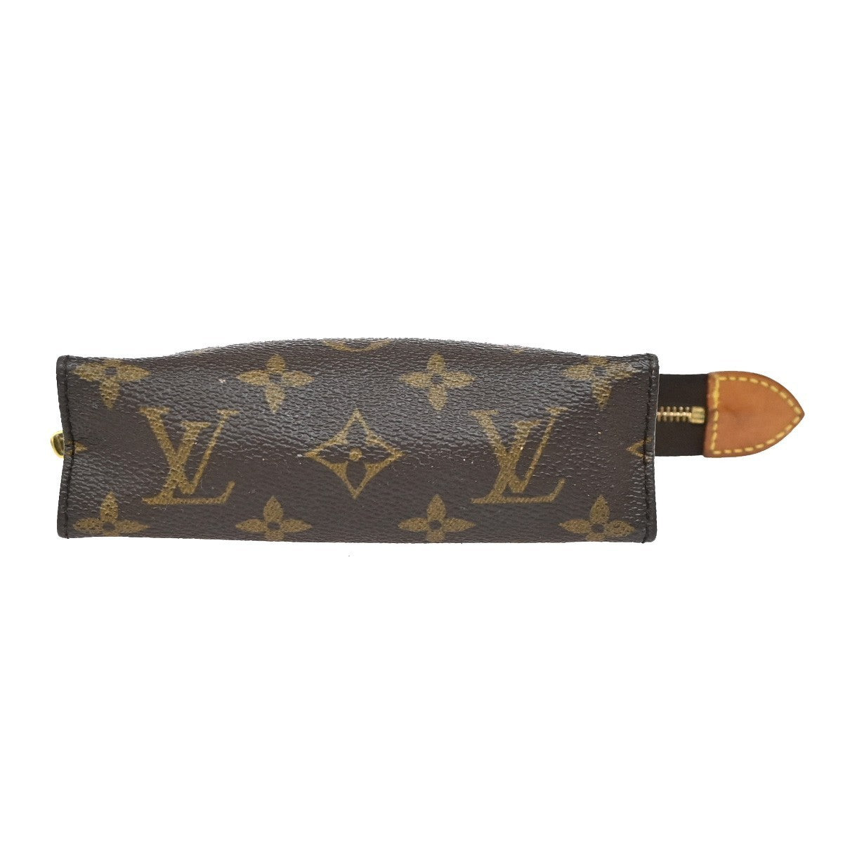 LOUIS VUITTON Poche Toilette 15 Clutch Pouch Bag Monogram Leather M47546 04KP143