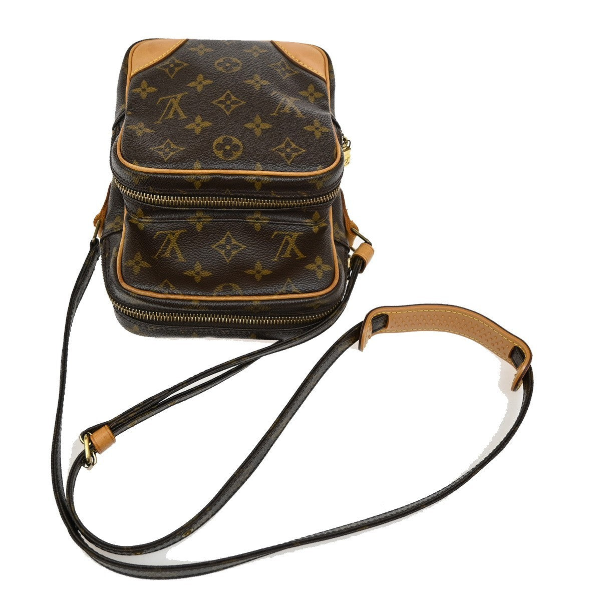 LOUIS VUITTON Amazon Crossbody Shoulder Bag Monogram Leather BN M45236 72TA018