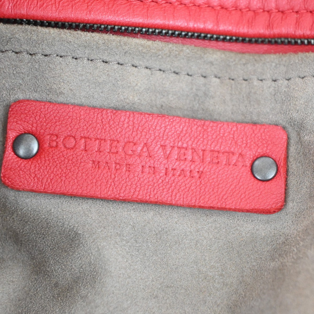 BOTTEGA VENETA Intrecciato Garda Shoulder Bag Leather Red  Italy 179320 94RL600