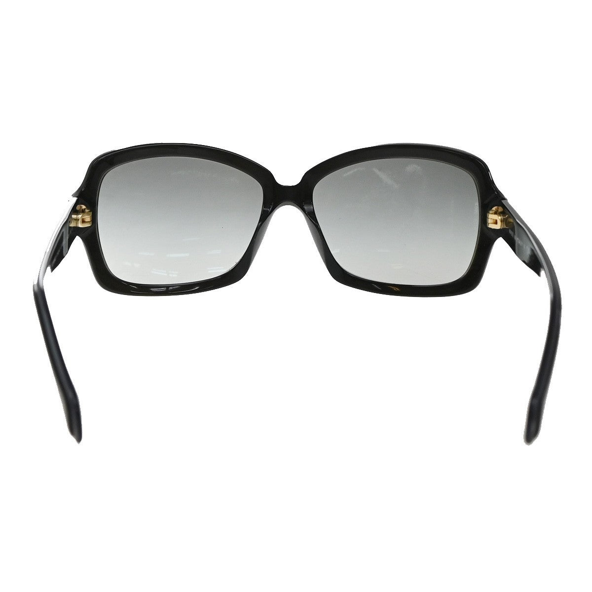 CHANEL CC Logo Sunglasses Eye Wear Plastic Leather Black 5143-A 63RP001