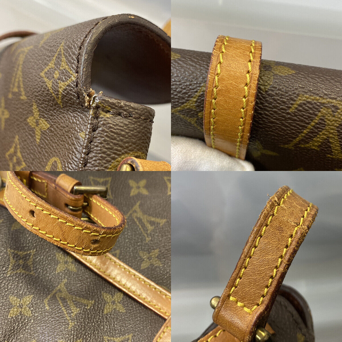 LOUIS VUITTON Chantilly PM Shoulder Bag Monogram Leather Brown M51234 31YG541