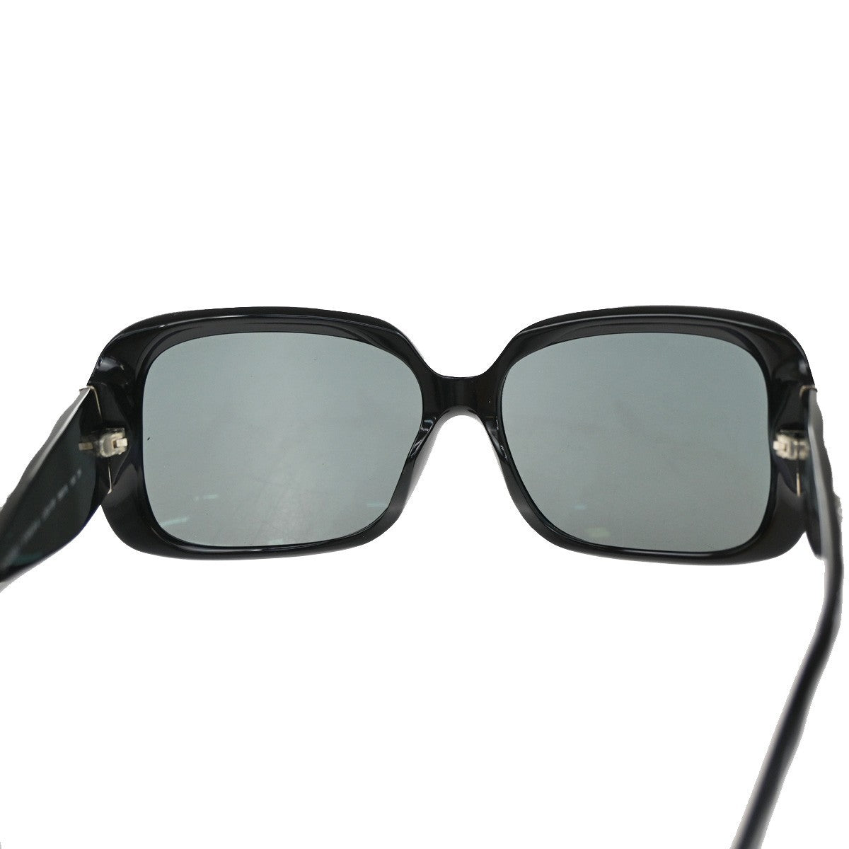 CHANEL CC Logo Sunglasses Eye Wear Rhinestone Plastic Black 5149-B-A  63RL484