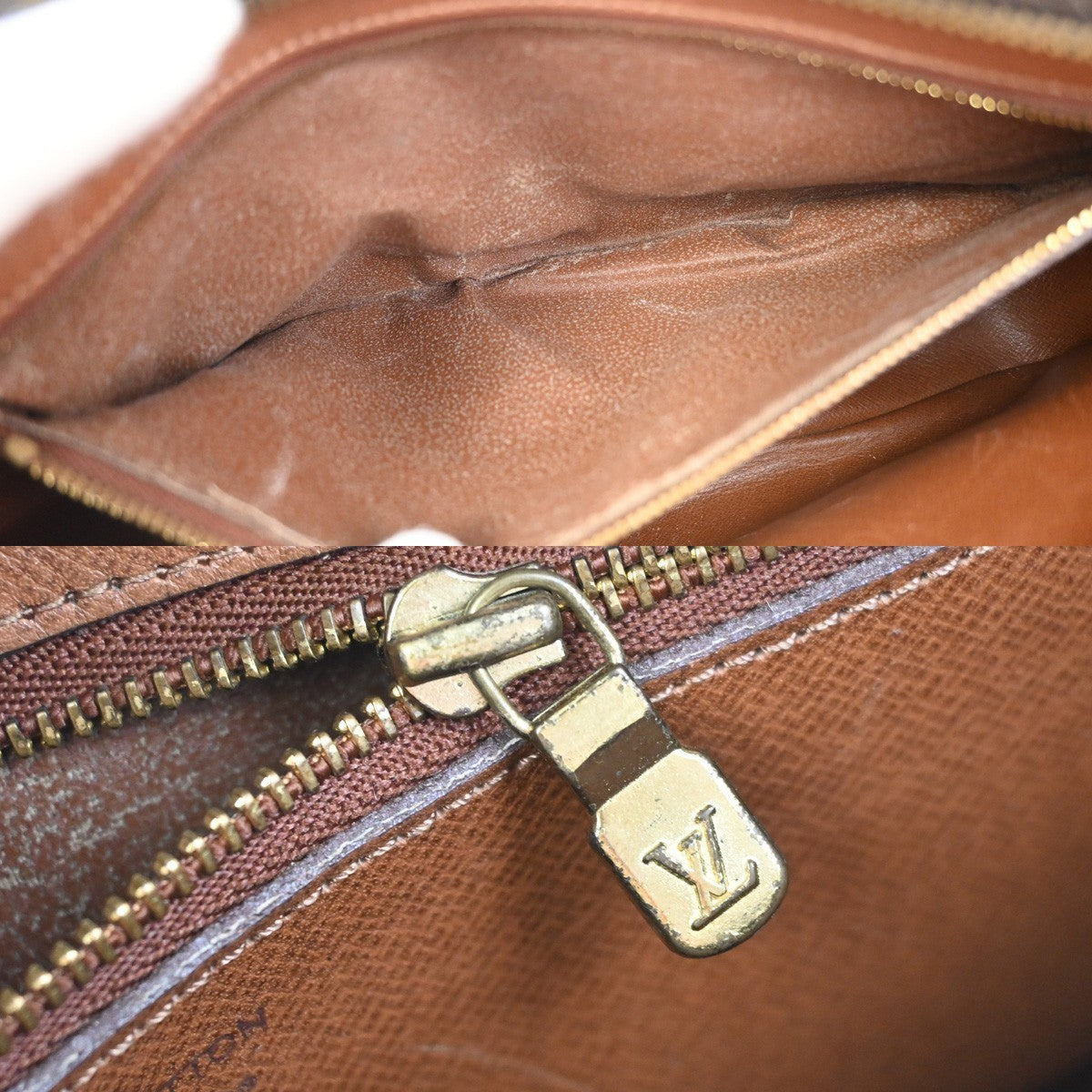 LOUIS VUITTON Trocadero 27 Shoulder Bag Monogram Leather Brown M51274 05YH982