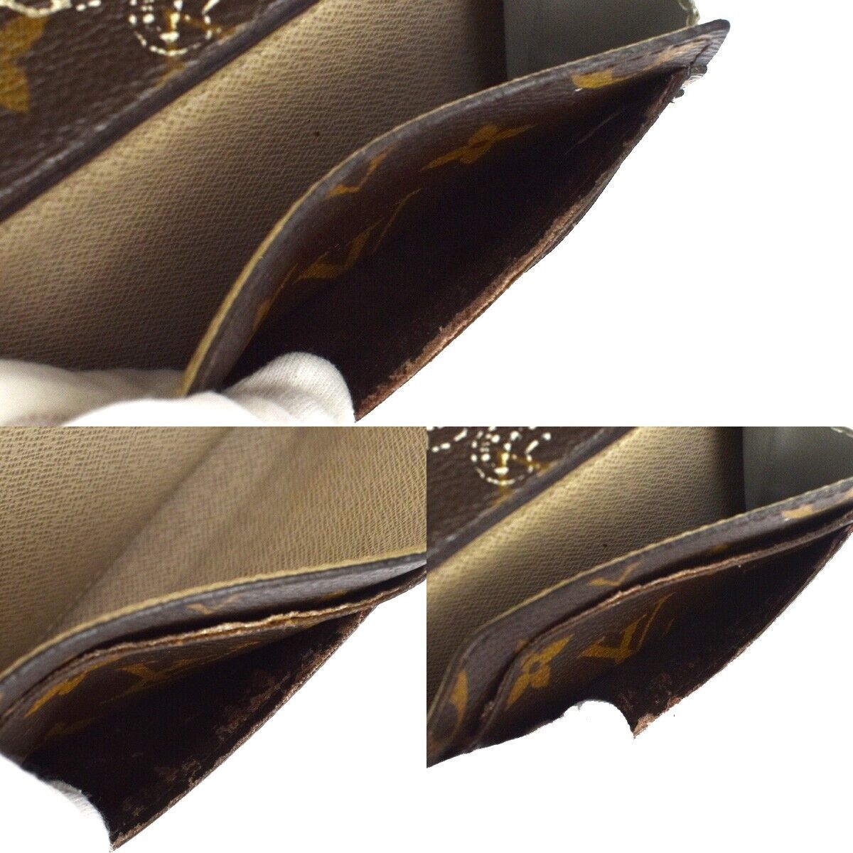 LOUIS VUITTON Portefeuille Sarah Long Wallet Monogram Dantelle BN M95390 30YD070