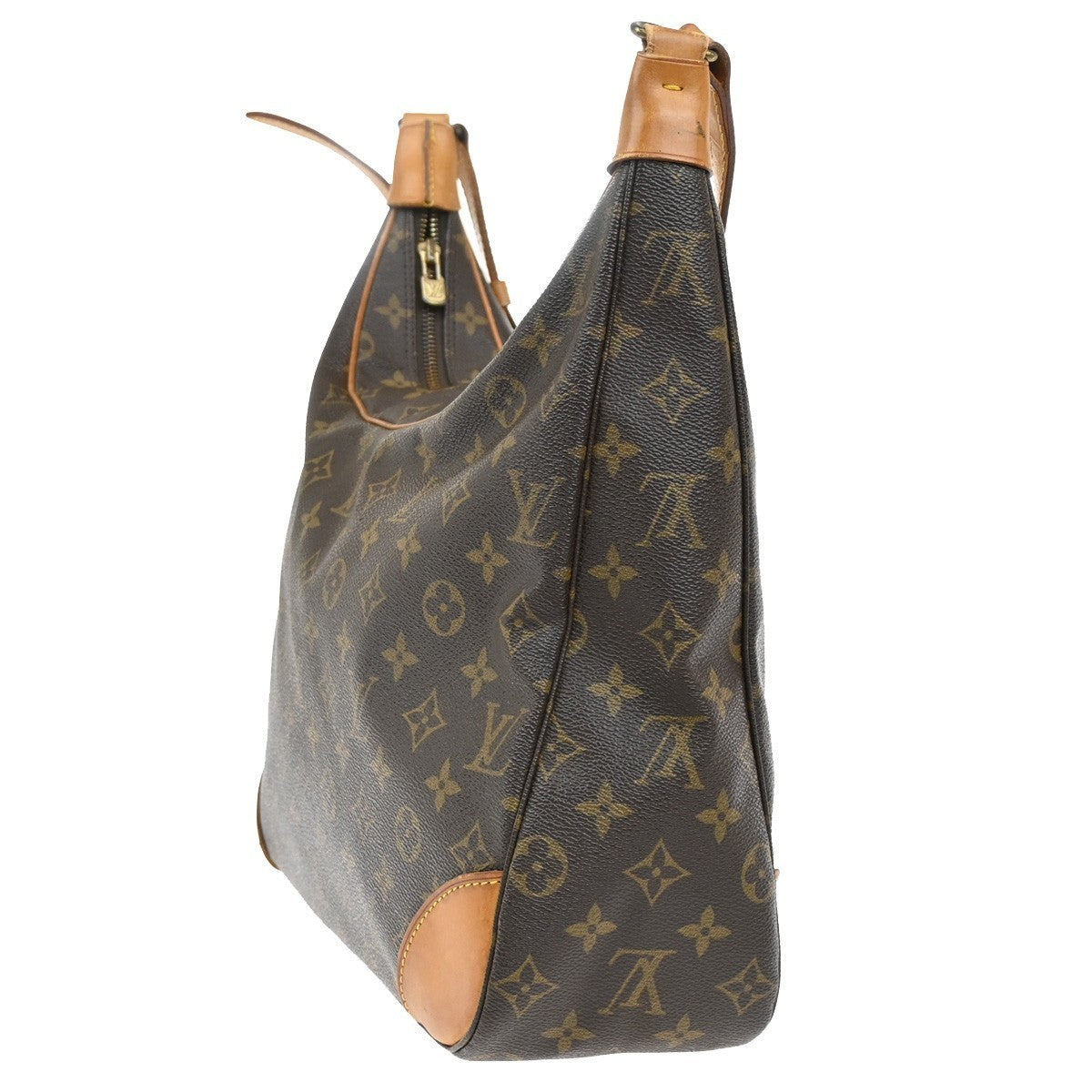 LOUIS VUITTON Boulogne 35 Shoulder Bag Monogram Leather Brown M51260 82KC457