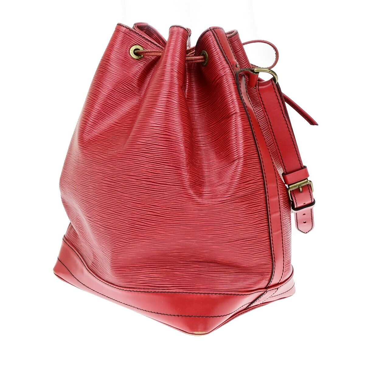 LOUIS VUITTON Noe GM LV Drawstring Shoulder Bag Epi Leather Red M44007 30ED947