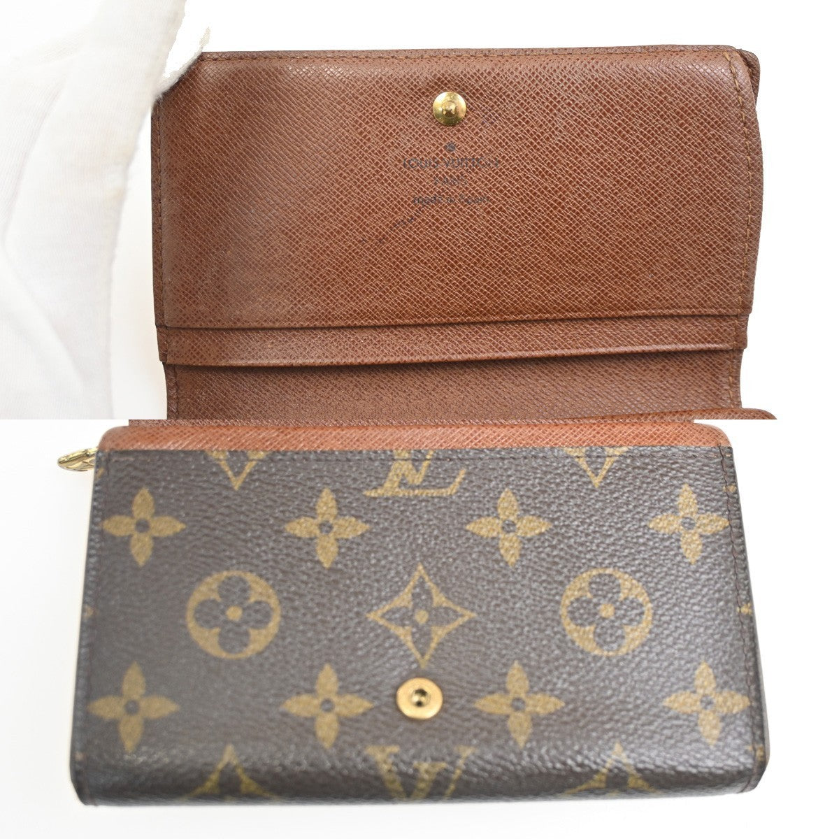 LOUIS VUITTON Portefeuille Tresor Bifold Wallet Monogram Brown M61736 05KC305