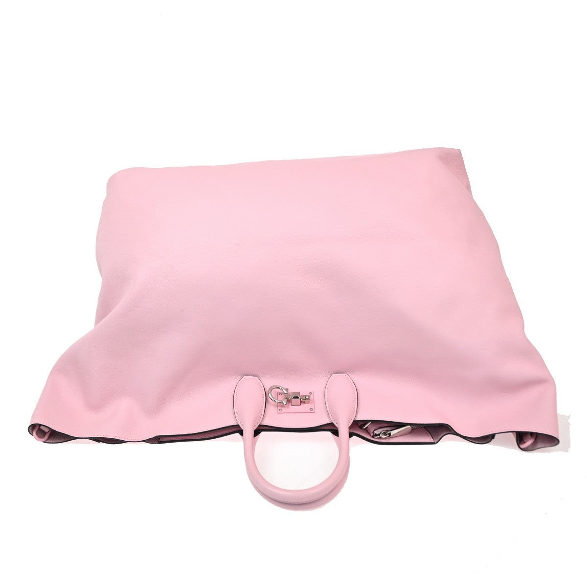 SALVATORE FERRAGAMO Studio 2Way Top Handle Bag Leather Pink SHW 88TA660