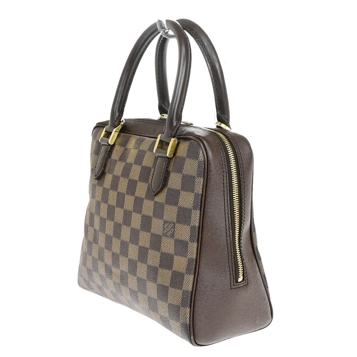 LOUIS VUITTON Brera Hand Bag Damier Ebene Leather Brown France N51150 16YE921