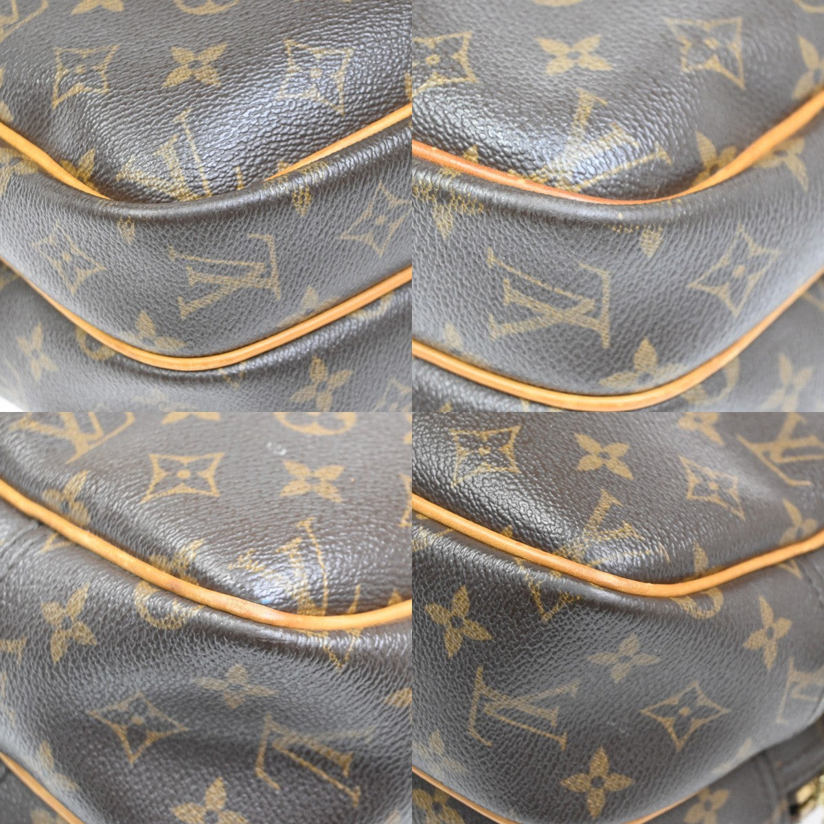 LOUIS VUITTON Reporter PM Crossbody Shoulder Bag Monogram Leather M45254 81KC666