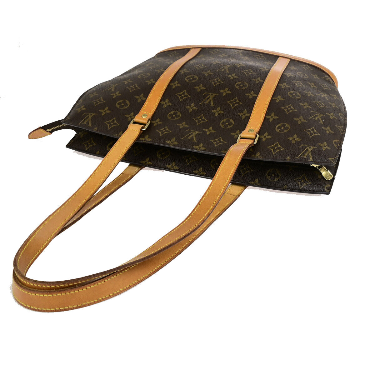 LOUIS VUITTON BABYLONE Shoulder Bag Monogram Leather Brown France M51102 77SJ508