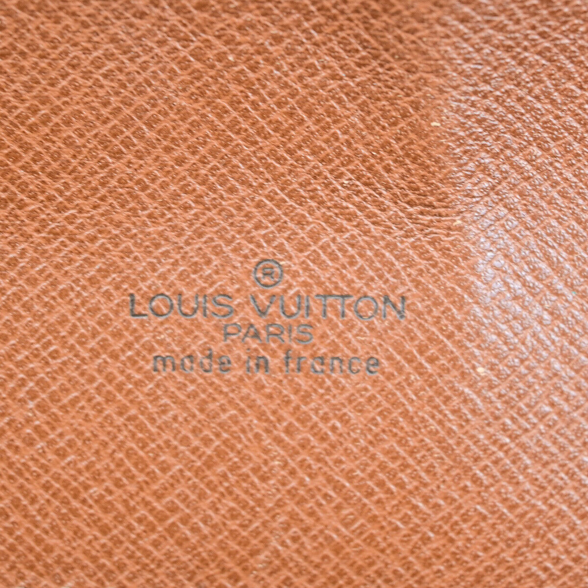 LOUIS VUITTON Saint Cloud GM Shoulder Bag Monogram Leather Brown M51242 30YF362