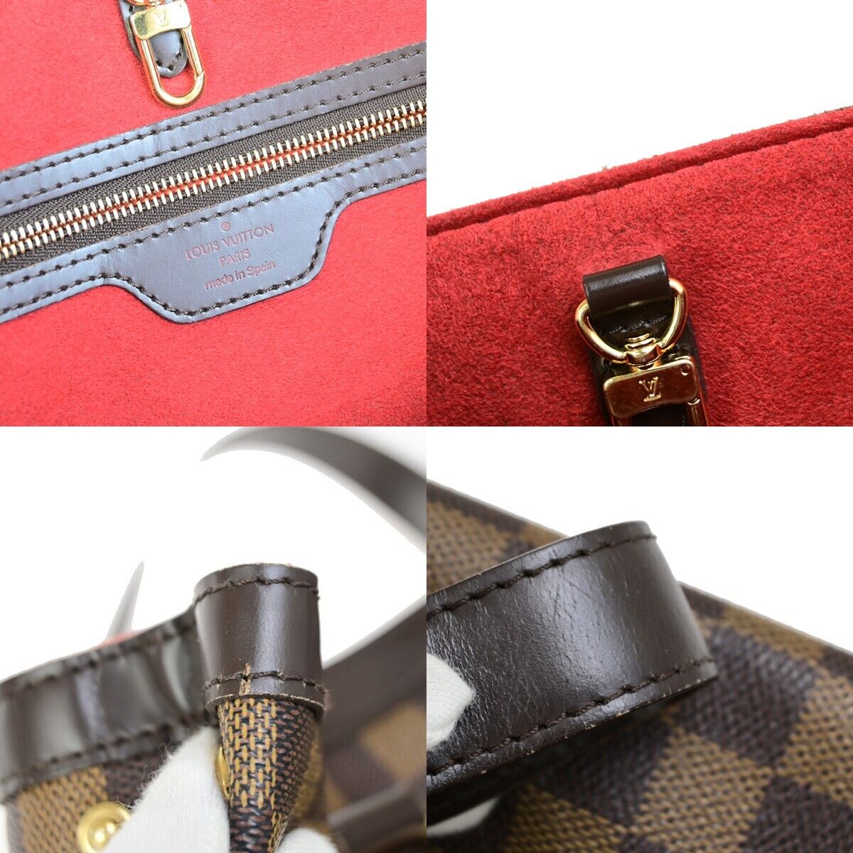 LOUIS VUITTON Hampstead PM Shoulder Bag Damier Ebene Leather BN N51205 53FB260