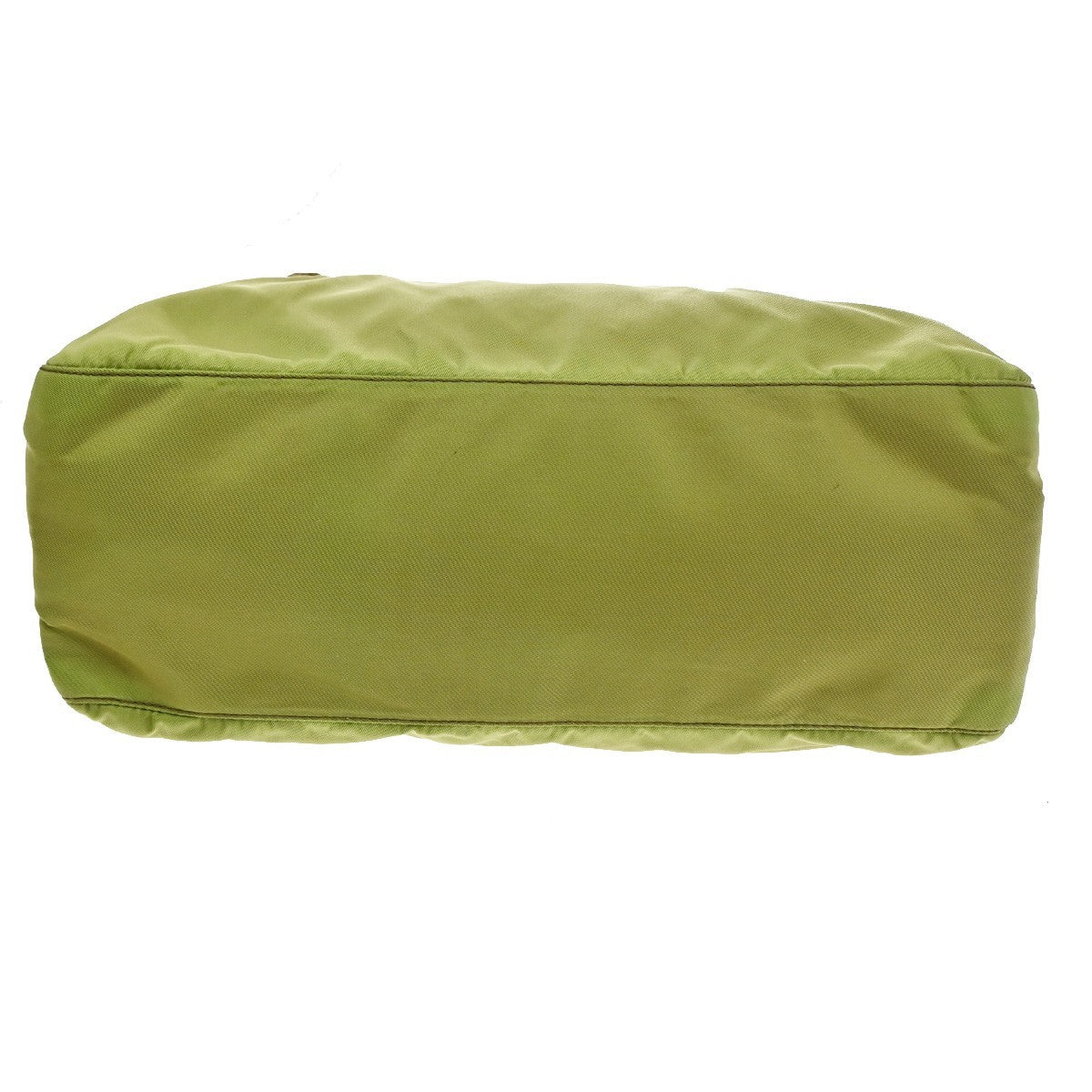 PRADA MILANO Logo Shoulder Hand Bag Nylon Tessuto Leather Green 04CB020
