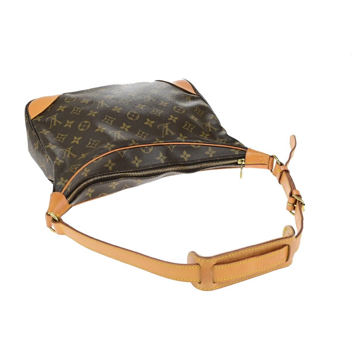 LOUIS VUITTON Boulogne 30 Shoulder Bag Monogram Leather Brown M51265 18ED944