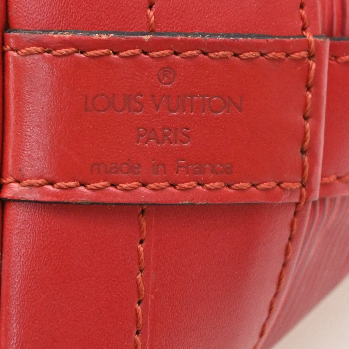 LOUIS VUITTON LV Noe GM Drawstring Shoulder Bag Epi Leather RED M44007 81PA064