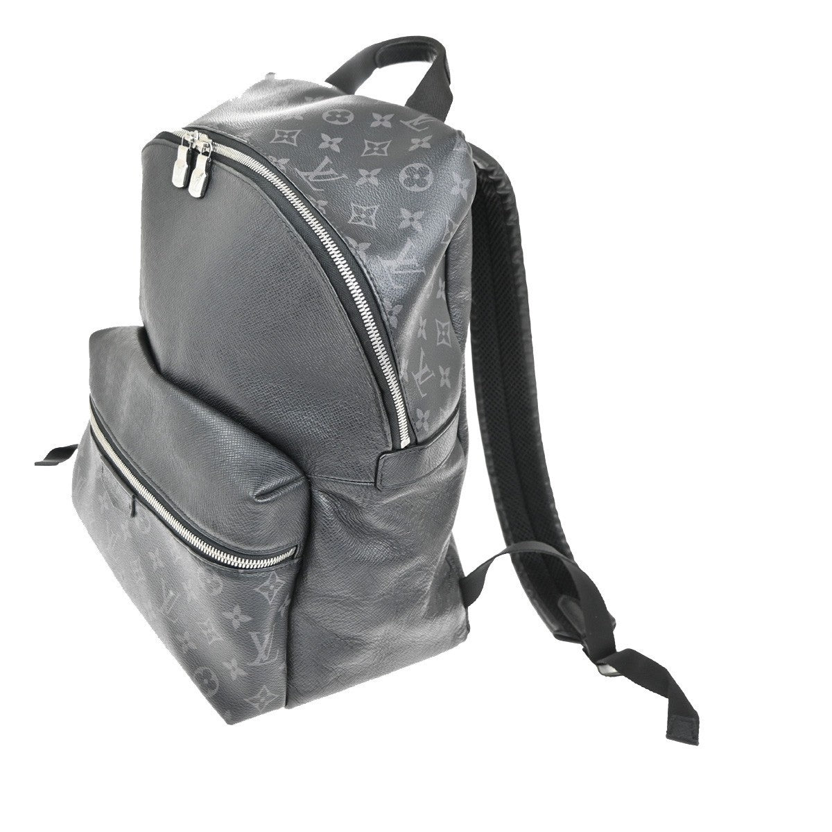 LOUIS VUITTON Discovery Backpack Taiga Llama Leather Black SHW M30230 689RL794