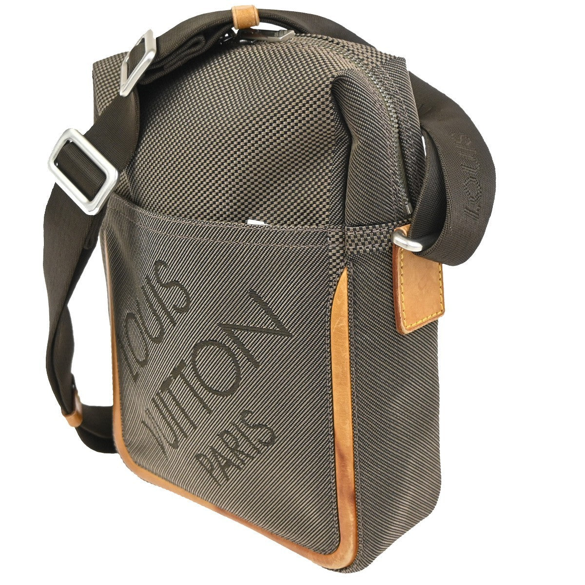LOUIS VUITTON Citadin Shoulder Bag Damier Geant Canvas Terre M93040 39KC927