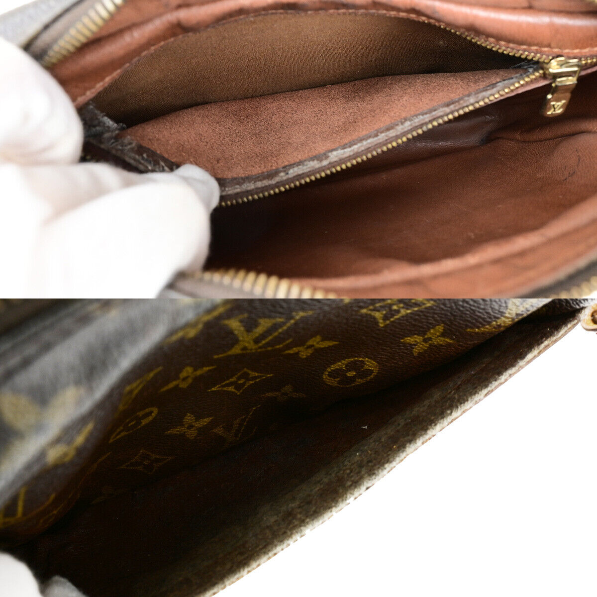 LOUIS VUITTON Trocadero 24 Shoulder Bag Monogram Leather Brown M51276 60YF151