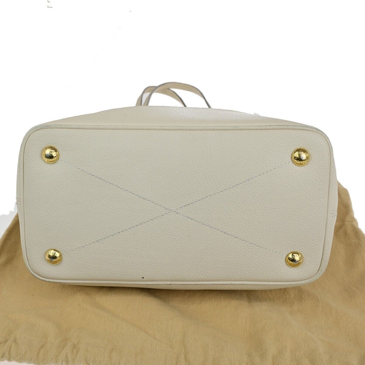 LOUIS VUITTON Citadin PM Shoulder Bag Monogram Empreinte White M40554 71ED350