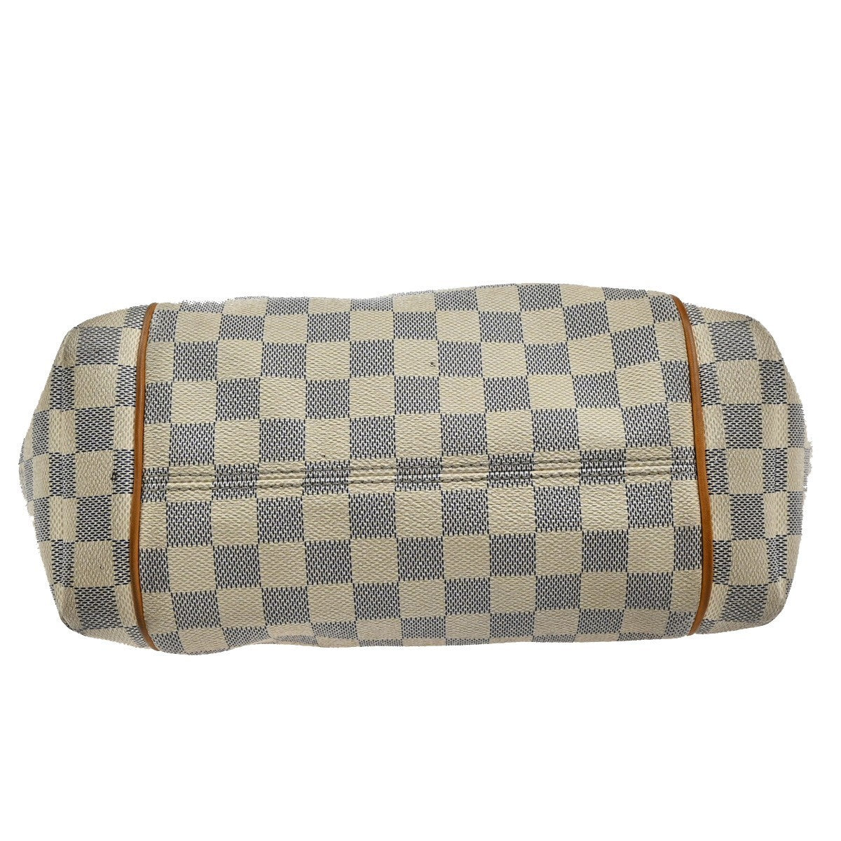 LOUIS VUITTON Totally PM Shoulder Bag Damier Azur Leather White N51261 84KB328