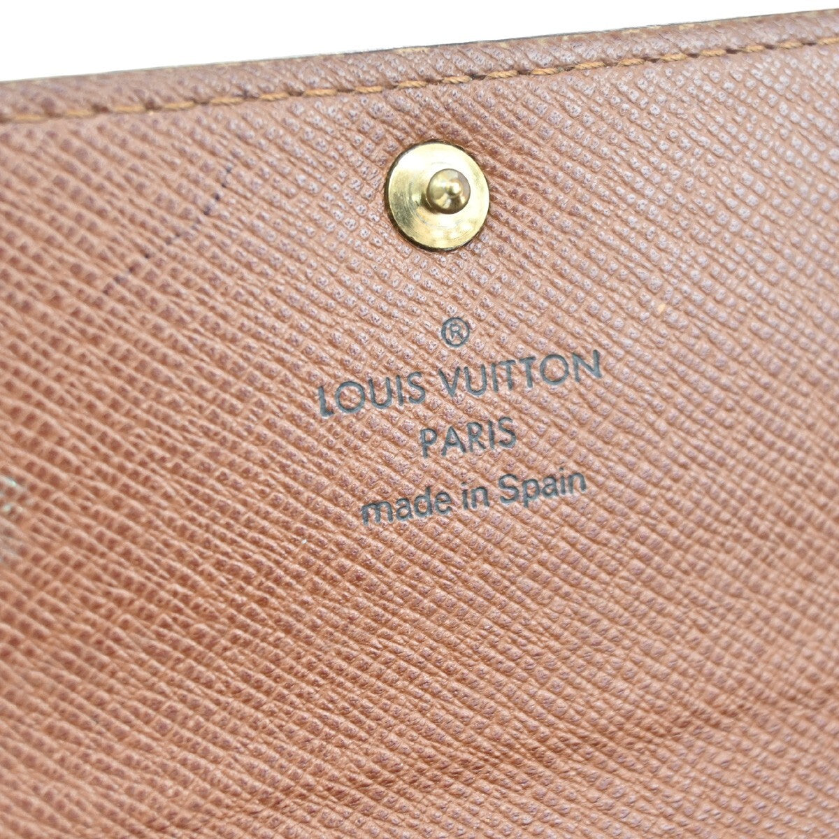 LOUIS VUITTON Porte Monnaie Zip Bifold Wallet Monogram BN M61735 01EE204