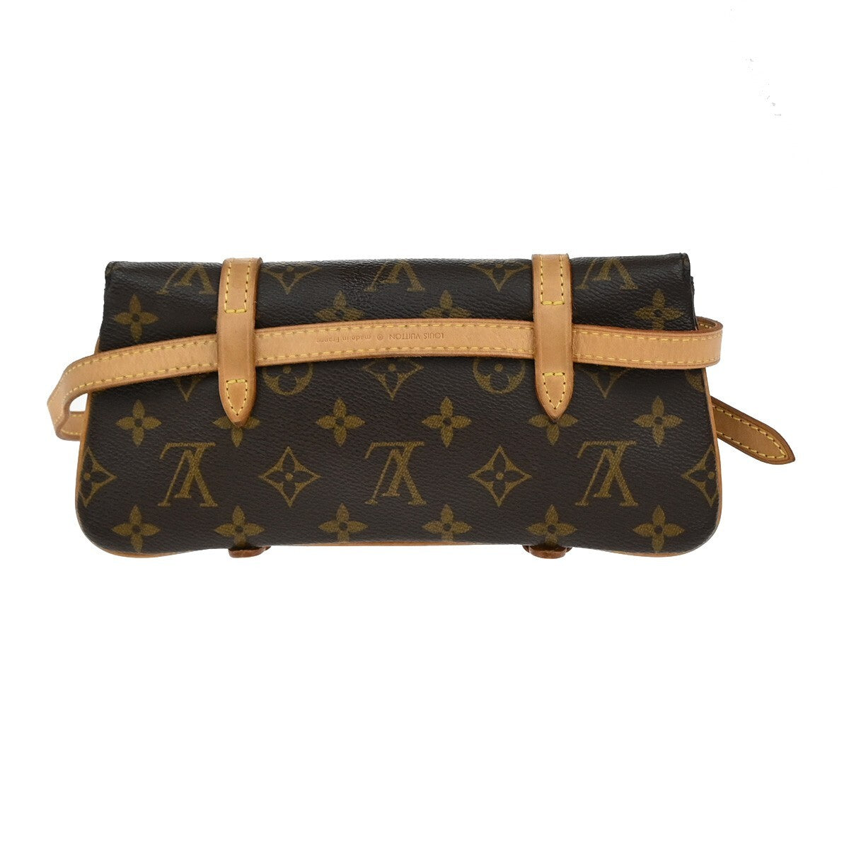 LOUIS VUITTON LV Pochette Marrell Bum Bag Monogram Leather Brown M51159 94EE150